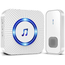 (Dc (Battery Model)) HL Long Range Wireless Doorbell, Waterproof, US/UK/AU/JP Standard, for Home Security & Office Use