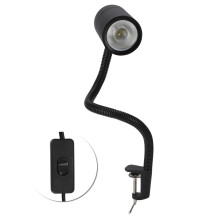 Flexibele LED-werklamp met zwanenhals, duurzame, warmteafvoerende draaibanklamp voor diverse toepassingen, waterdicht, 18W, 18 LED-chips, COB-lamp