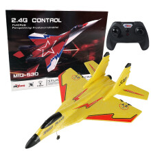 (Big yellow) F16 SU35 2.4GHz 390mm grande apertura alare EPP RC Fighter Fatto Battleplane RTF Telecomando RC Airc
