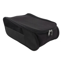 Golf Shoe Bag, Dustproof, Breathable, Golf Shoe Storage Bag for Travel Equipment for Men and Women (Black), black Ref: 3435