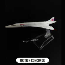(157.UK concorde) Replica di aereo in metallo 1:400 Aeroflot Siberia Transaero RU Airlines modello di aereo in scala A