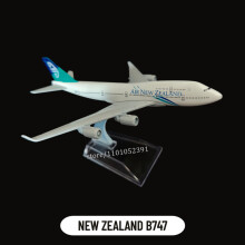 (113.ZEALAND B747) Replica di aereo in metallo 1:400 Aeroflot Siberia Transaero RU Airlines modello di aereo in scala A