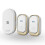 (White) Zogin-C21 Wireless AC Doorbell, Home Remote Control Ding Dong, Plug-In 4
