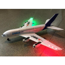 (China1 battery and light) Hot WLtoys A380 Aereo Giocattoli 2.4G 3Ch RC Aereo Aereo ad ala fissa Giocattoli per esterni Drone A