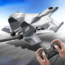 (G1-Grey) Aereo da caccia RC G1 Aereo a reazione telecomandato Aereo aliante in schiuma Drone RC Aereo di gran