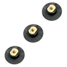 Polishing Pads with Buffer Plate for Concrete Floors Wet Diamond Polisher 8x8x8CMx3pcs