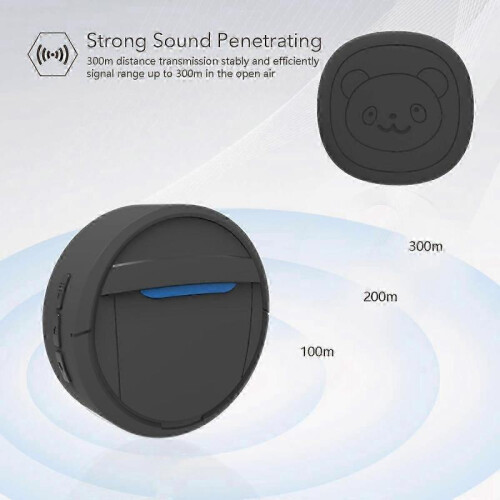 (Medium Standard) Wireless Pet Doorbell for Home, Smart Training, Touch Sensor, Waterproof, for Dog/Elderly 2