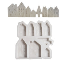 Silicone House Mould For Craft Casting Home Enhancement Reusable