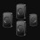 (Black) Wireless Doorbell for Home, DC Battery, One-to-Three, Elderly Pager 3