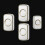 (Silver) Wireless Doorbell for Home, DC Battery, One-to-Three, Elderly Pager 1