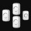 (Silver) Wireless Doorbell for Home, DC Battery, One-to-Three, Elderly Pager 2