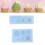 2 Pieces Professional Silicone Ice Cream Molds For Creative-A 3