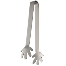Stainless Steel Sugar Tongs Ergonomic Grip Small-Palm style