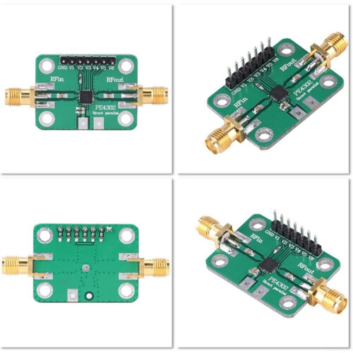 Numerical Control Attenuator PE4302 1MHz 4GHz CNC Digital Control RF Step Attenuator Module Parallel Instant Module Ref: 9030 1