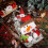 Hanging Christmas Candy Bag Gift - 3 Pieces Wall Decor Santa Sack 3
