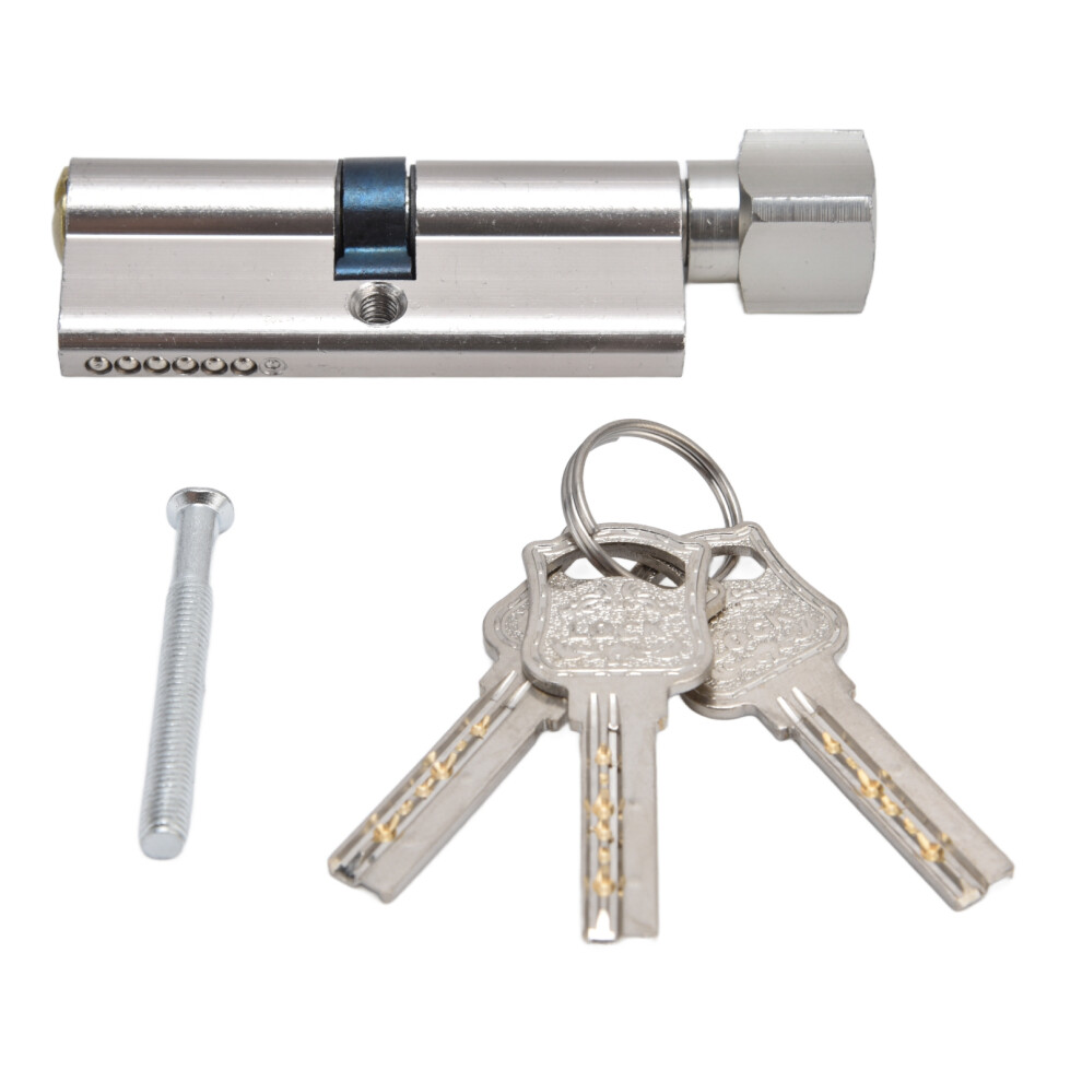 Proof Lock Cylinder, Solid Copper Anti Theft Mechanism, 6 Pin Enhanced Security With Simple Installation For Wide Application On Wooden & Aluminum Doo 9554910113882