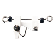 Fishing level separator fishing accessories portable fishing gear light fishing line snap clip quick divider tool white