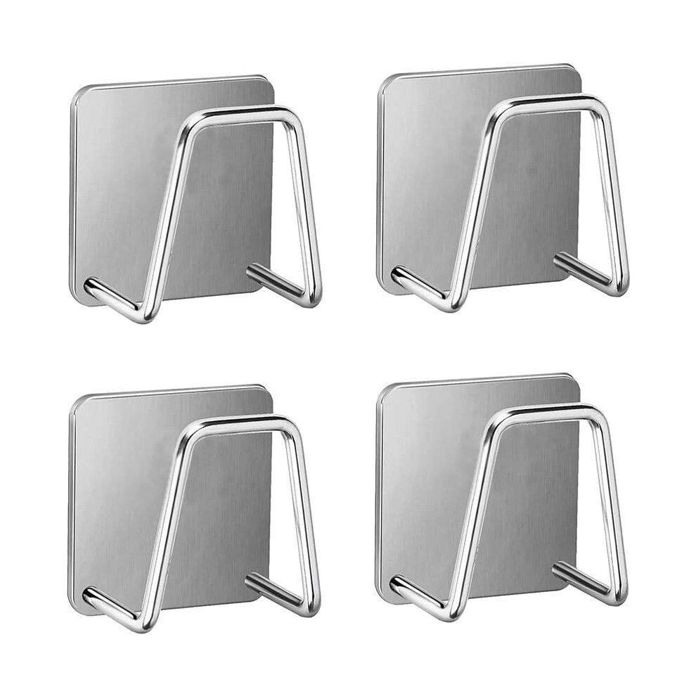 Kitchen Sink Sponge Holder, Ventilation Performance Stainless Steel Drainage Design For Hygienic Space Saving, Self-Adhesive Strong Adhesive Mounting 9554910026038