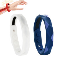 RedUp Ion Therapy Band for Prostate Relief Adjustable AntiStatic Wristband Tourmaline Silicone Wristbands Sports Power Bracelet (2pcs C) Ref: 7519