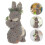 Straw Rabbit Ornament for Cute Animal Home Decor 3