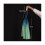 1 Pair Adults Classical Dance Fan Veil 100% Real Silk Dancer Performance Props Flowy Hand Dye Folda 5