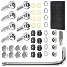 Secure Car License Plate Screw Stainless Steel-Style A