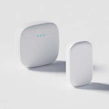 (Silver American Standard) C536 Wireless Doorbell with 55 Ringtones, LED Light, One-to-One Pager, Waterproof, for Home Use