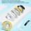 Waterproof Embossing Labels Oil Resistant And-Silver bottom 6