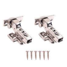 2Stück Scharniere für Schranktüren, Edelstahl Schrankscharnier Standaard Scharnier Küchenschrank Scharniere, met Soft Close Automatikscharnier
