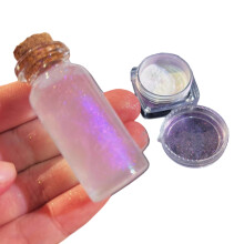 Shimmering Mica Glitters for Epoxy Decorations-Aurora Purple