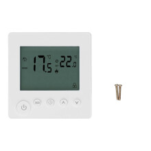 WiFi-thermostaat, slimme temperatuurregelaar, programmeerbare thermostaat met touchscreen en lcd-display voor elektrische vloerverwarming, zeer