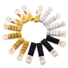 Katzenstuhlsocken, rutschfestes Design, schützende Möbelsocken mit hoher Elastizität für Möbelbeine, verhindern Kratzer, reduzieren Geräusche,