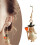 Playful Bat Pumpkin Design Earrings Comfortable-Pumpkin hat 5