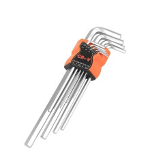 Werkzeug 9PCS L Type DoubleEnd Hex Wrench Set Allen Key Hexagon Flat Ball Torx Star Head Wrench Set Hand Tool Screwdriver Set(12)