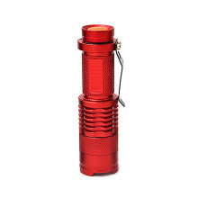 Tóirse Eochairshlabhra Ilchuspóireach Dearg faoi stiúir, Uiscedhíonach 600Lumens le Feidhm Chuimhne do Ghníomhaíochtaí Allamuigh san Oíche