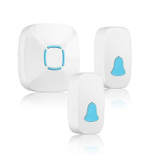 A507 2-to-1 Wireless Doorbell for Home, Waterproof, High Volume, Ding-Dong Chime