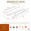 Space Saving Wine Glass Organizer Under Cabinet, Easy to Install Stemware Holder with Rust Resistant Metal Frame, No Drill Required Multi Function Rac 7
