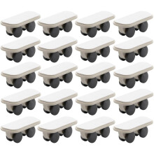 Zelfklevende tape voor snelle installatie, duurzame miniwieltjes voor het verplaatsen van meubels.