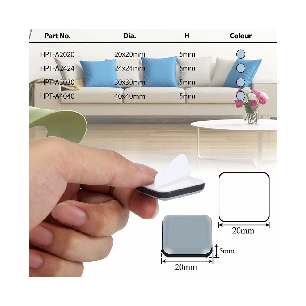 Smooth Furniture Glides For Easy Moving, Self Stick Teflon Furniture Sliders Reduce Noise And Protect Floors From Scratches 9048212321941