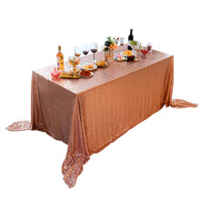 Nappe à paillettes scintillantes pour la décoration intérieure, motif tournesols, lin à sequins noir sans couture, housse en polyester durable