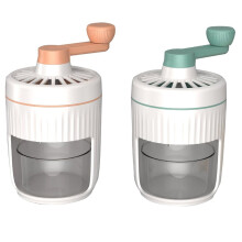 Ice Crusher, Manual Rotating Ice Crusher Small Manual Ice Grater Machine for Household Use, Thickened Stainless Steel