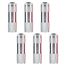 Luce di emergenza portatile per attività all'aperto, torcia portatile in alluminio con luce LED brillante, 9 lampadine LED super luminose e