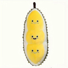 Cute Durian Plush Toy Pillow Funny Fruit Doll Sofa Cushion Childrens Nap Pillow Girls Lumbar Backrest