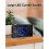 (Blue Digit blue Projection) Projection Alarm Clock, Digital Clock With 180 Rotatable Projector, 3-level Brightness Dimmer,-YH 5