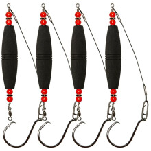 4 x Catfish Float Rigs Fishing Bobber Cork Catfish Equipment Black Ref: 2317