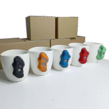 (red 1pcs) Rock Climbing Mug - Rock Climbing Gifts - Climber Hold Mug - Mountain Climbing Accessories - Pinch Hold Mug