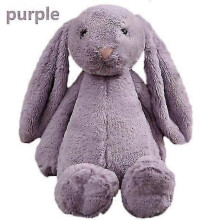 30cm Fluffy Long-eared Rabbit Soft Plush Toy Sleepy Cute Rabbit Cartoon Animal Doll Children Baby Birthday Gift