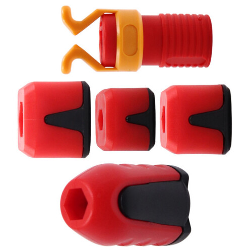 5Piece Screwdriver Bit Magnetizers With Nonslip Grip ABS