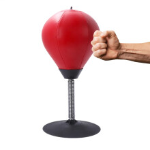 Punch Ball with Suction Cup, Stress Buster Adjustable Firmness, No Assembly, 37 x 18 cm Ref: 3124