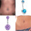 Κοσμήματα Piercing με Καμπύλη Μπάρα, Καρφιά Piercing Σώματος από Χειρουργικό Ατσάλι με 4